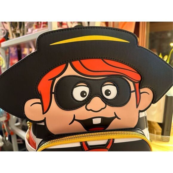 Loungefly McDonalds's Hamburglar Cosplay Mini Backpack and Wallet NWT - Picture 2 of 12